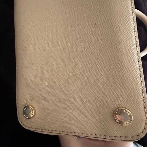 Used Michael Kors Cream Satchel Bag - Picture 4 of 7